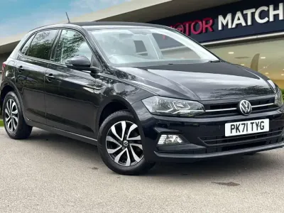 Begagnad VW Polo Active 2021 Svart Halvkombi