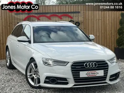 Used Audi A6 S-Line 333 HP (244 kW) 2017 White Estate