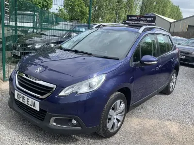 Used Peugeot 2008 Active 92 HP (67 kW) 2015 Blue SUV