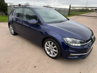 Used VW Golf VII GT 2018 Blue Hatchback
