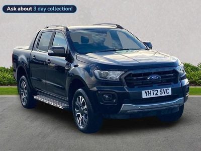 Black Used 2022 Ford Ranger Wildtrack Pickup | £19,850 (Good price)