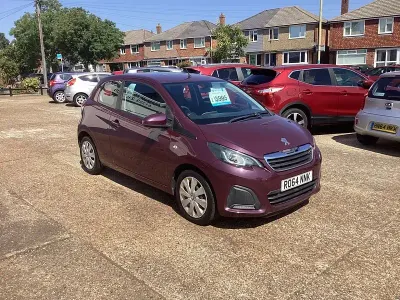 Used Peugeot 108 Active 68 HP (50 kW) 2014 Purple Hatchback