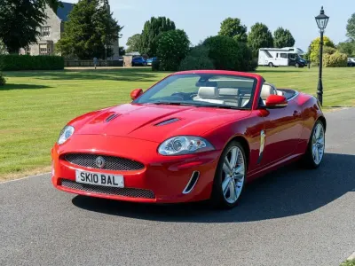 Used Jaguar XKR 510 HP (375 kW) 2010 Red Cabriolet
