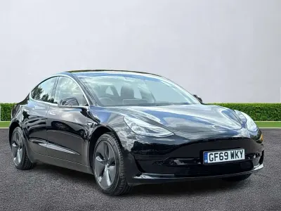 Used Tesla Model 3 Standard Range 239 kW (325 HP) 2019 Black Sedan