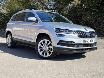 Used Skoda Karoq SE L 116 HP (85 kW) 2019 Silver SUV