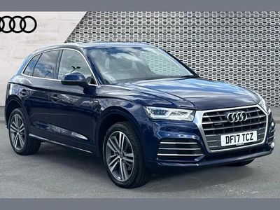Used Audi Q5 S-Line 190 HP (139 kW) 2017 Blue SUV