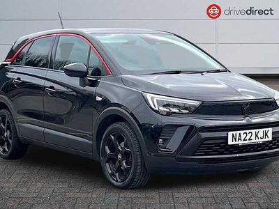 Used Vauxhall Crossland GS Line 110 HP (80 kW) 2022 Black SUV