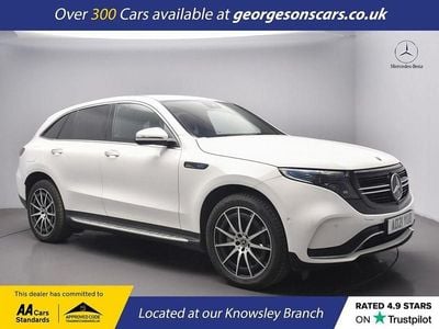 White Used 2021 Mercedes EQC400 AMG line SUV | £21,000 (Good price)