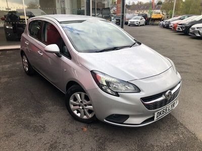 Used Vauxhall Corsa Design Edition 90 HP (66 kW) 2015 Silver Hatchback