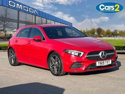 Used Mercedes A180 AMG Line Premium 134 HP (98 kW) 2019 Red Hatchback