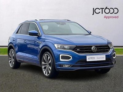Used VW T-Roc R-line 150 HP (110 kW) 2021 Blue SUV