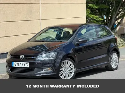 Used VW Polo BlueGT 150 HP (110 kW) 2017 Black Hatchback