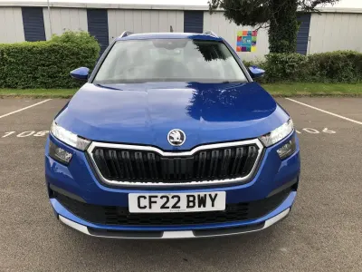 Used Skoda Kamiq SE L 148 HP (108 kW) 2022 Blue SUV