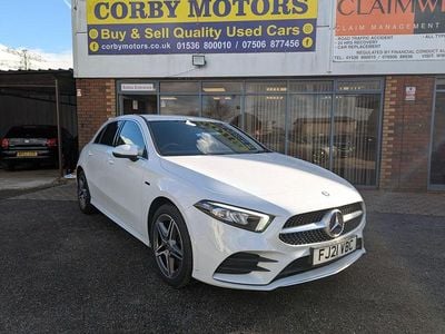 Used Mercedes A250 AMG line 2021 White Hatchback