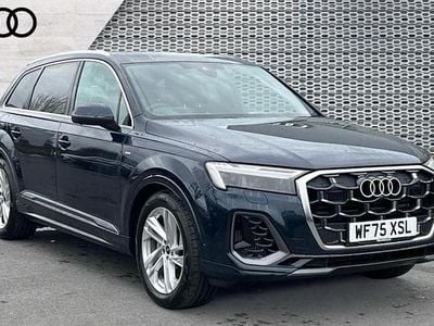 Blue Used 2025 Audi Q7 S-Line SUV | £57,100 (Expensive)