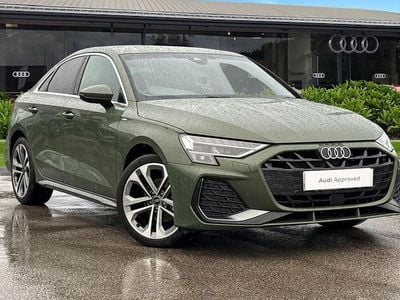 Green Used 2025 Audi A3 S-Line Sedan | £27,990 (Fair price)