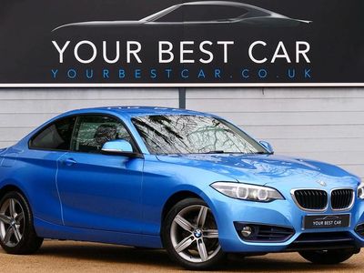 Used BMW 218 Sport Line 134 HP (98 kW) 2018 Blue Coupe