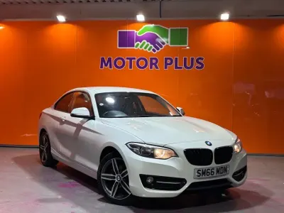 Used BMW 218 Sport Line 150 HP (110 kW) 2016 White Coupe