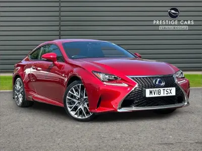 Used Lexus RC300h Sport Line 220 HP (161 kW) 2018 Red Coupe