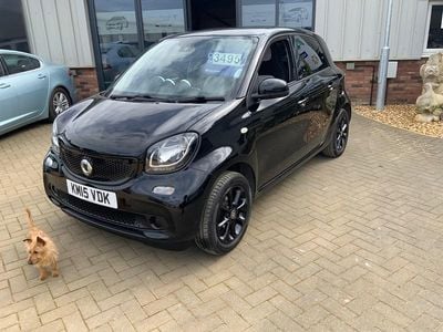 Used Smart ForFour Passion 2015 Black Hatchback