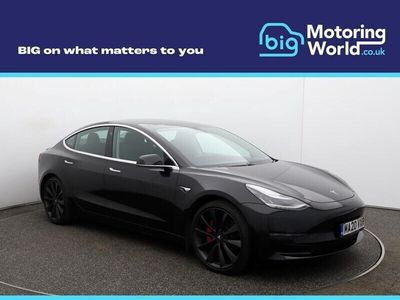 used Tesla Model 3 (Dual Motor) Performance Saloon 4dr Electric Auto 4WDE (Performance Upgrade) (449 bhp) 20'' Alloy Saloon