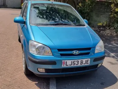 Used Hyundai Getz 105 HP (77 kW) 2003 Blue Hatchback