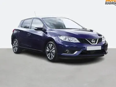 Used Nissan Pulsar Tekna 115 HP (84 kW) 2015 White Hatchback
