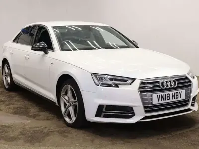 Used Audi A4 S-Line 190 HP (139 kW) 2018 White Sedan