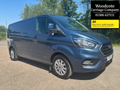 Used Ford Transit Custom Limited 130 HP (95 kW) 2019 Blue Van