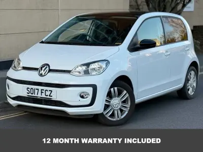 Begagnad VW up! high up! 75 HK (55 kW) 2017 Vit Halvkombi
