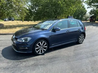 Used VW Golf VII R-line Edition 2016 Blue Hatchback