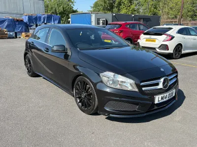 Used Mercedes A180 AMG 109 HP (80 kW) 2014 Black Hatchback