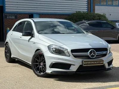 Used Mercedes A45 AMG 400 HP (294 kW) 2013 Silver Hatchback