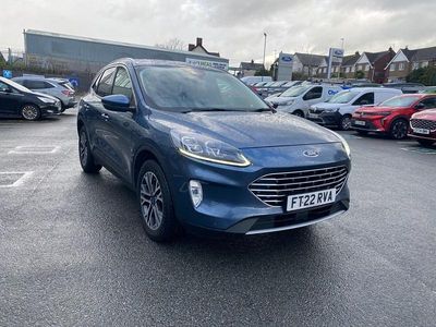 Used Ford Kuga Titanium 190 HP (139 kW) 2022 Chrome blue SUV