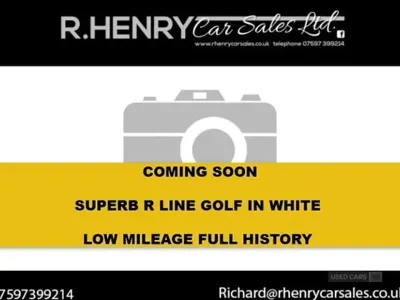 Used VW Golf VII R-line Edition 2017 White Hatchback