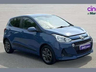 Usado Hyundai i10 Premium 87 HP (63 kW) 2017 Azul Citadino