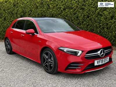 Used Mercedes A35 AMG Premium Plus 2019 Red Hatchback