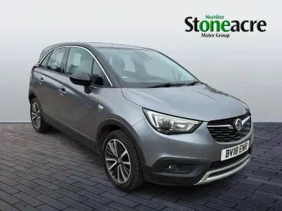 Used Vauxhall Crossland X Elite 120 HP (88 kW) 2018 Grey SUV