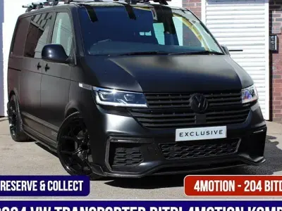 Used VW T7 Highline 204 HP (150 kW) 2024 Black Van
