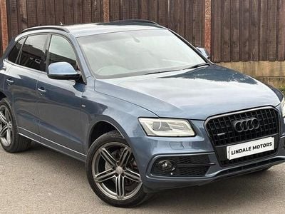 Used Audi Q5 S-line plus 190 HP (139 kW) 2016 Blue SUV
