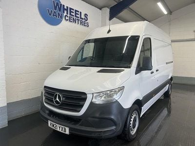 Begagnad Mercedes Sprinter Premium 2021 Vit Van