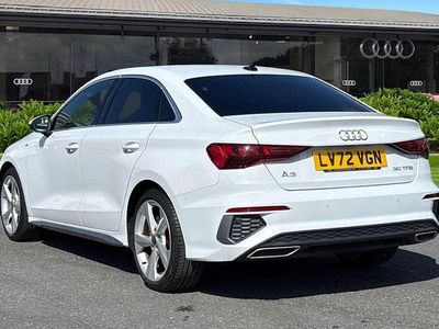 Used Audi A3 S-Line 110 HP (80 kW) 2022 White Sedan