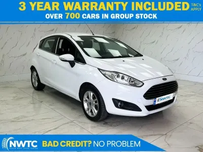 Käytetty Ford Fiesta Zetec 100 HP (73 kW) 2017 Valkoinen Viistoperä