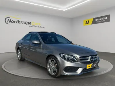 Used Mercedes C220 AMG Line Premium Plus 2014 Silver Sedan