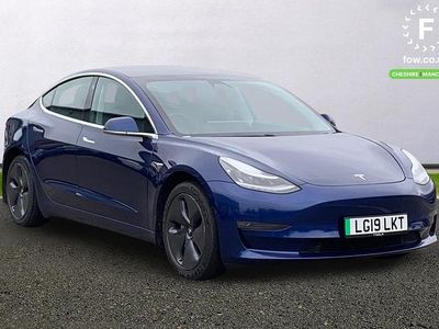 Used Tesla Model 3 Long Range AWD 77 kW (106 HP) 2019 Blue Sedan
