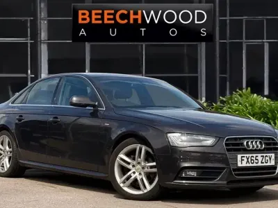 Begagnad Audi A4 S-Line 150 HK (110 kW) 2015 Grå Sedan