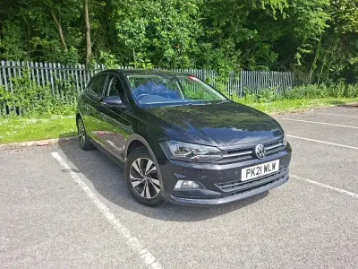 Used VW Polo Match 80 HP (58 kW) 2021 Black Hatchback