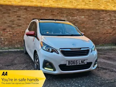 Second-hand Peugeot 108 Roland Garros 82 CP (60 kW) 2015 Alb Hatchback