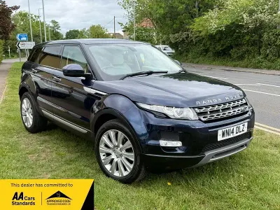 Używany Land Rover Range Rover evoque Prestige 190 KM (139 kW) 2014 Niebieski SUV