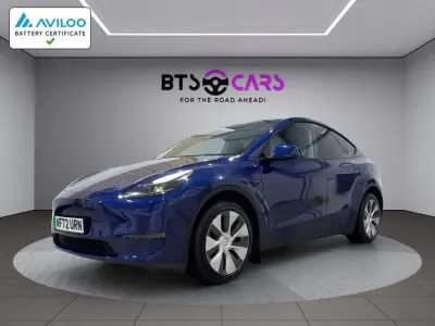 Used Tesla Model Y Long Range AWD 378 kW (514 HP) 2022 Blue SUV